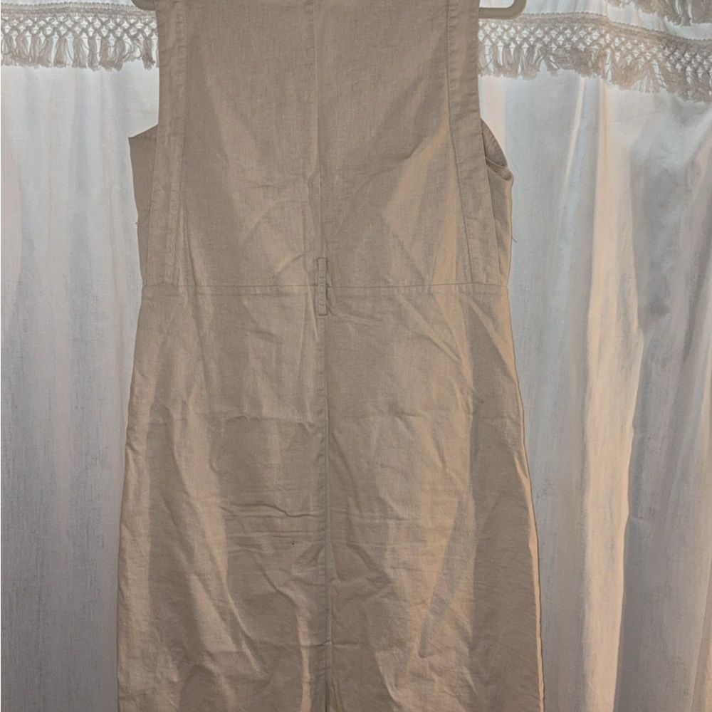 Banana Republic Cream Midi Dress - Picture 2 of 3